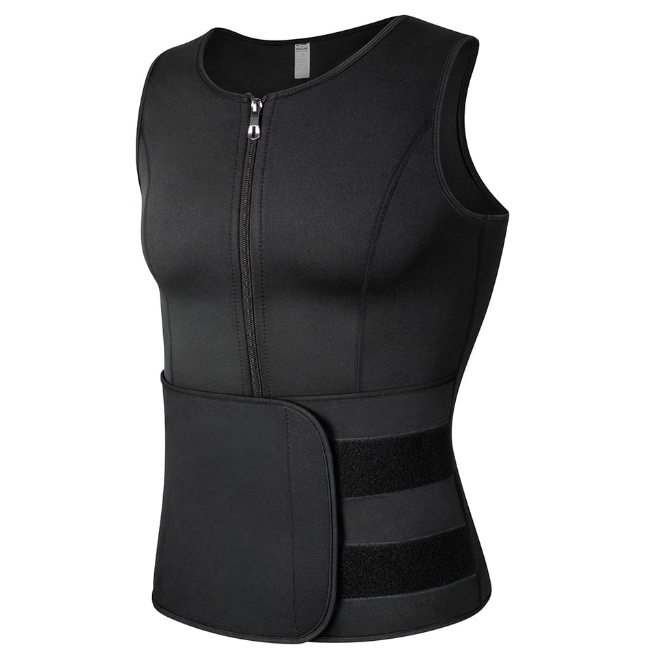 🔥Men Body Shaper Waist Trainer Sauna Suit Sweat Vest Tank Tops Shapewear