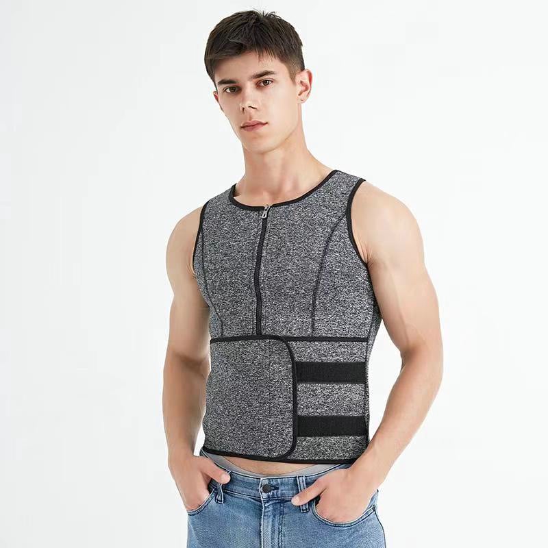 🔥Men Body Shaper Waist Trainer Sauna Suit Sweat Vest Tank Tops Shapewear