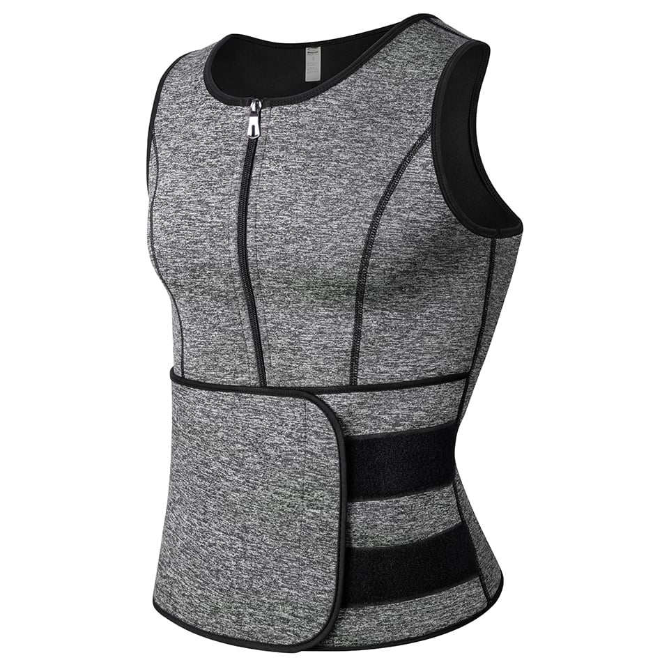 🔥Men Body Shaper Waist Trainer Sauna Suit Sweat Vest Tank Tops Shapewear