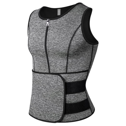 🔥Men Body Shaper Waist Trainer Sauna Suit Sweat Vest Tank Tops Shapewear
