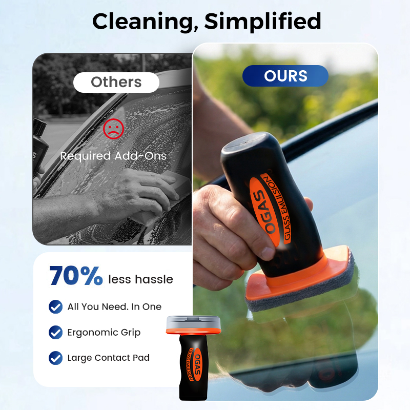 🔥LAST DAY SALE 50% OFF🔥 🚗 Glass Film Cleaning Brush