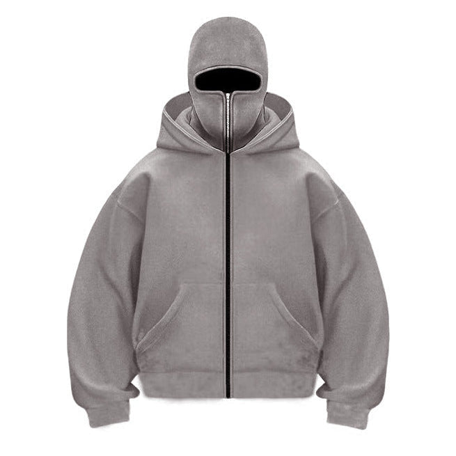 🔥Last Day 50% OFF--Balaclava Hoodie with Built In Balaclava,Anti-Social Hoodies
